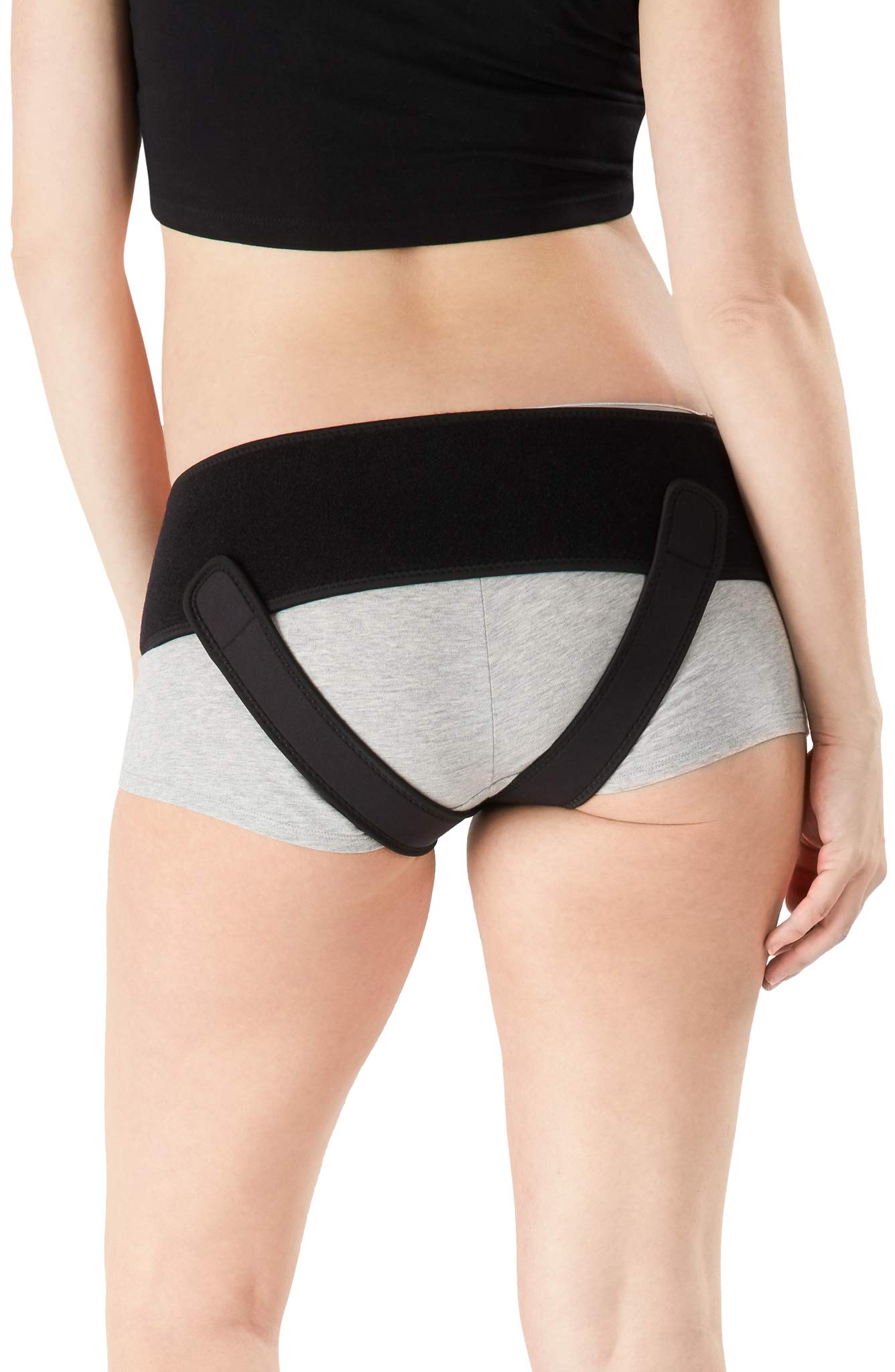 Belly Bandit V-Sling Pelvic Support Band - Adjustable Maternity Belly Band - Pregnancy Support Belt for Pelvic Pain, Vulvar Varicosities, SPD, Prolapse - Maternity Belt for Pregnant Women, XS-M - Image 3